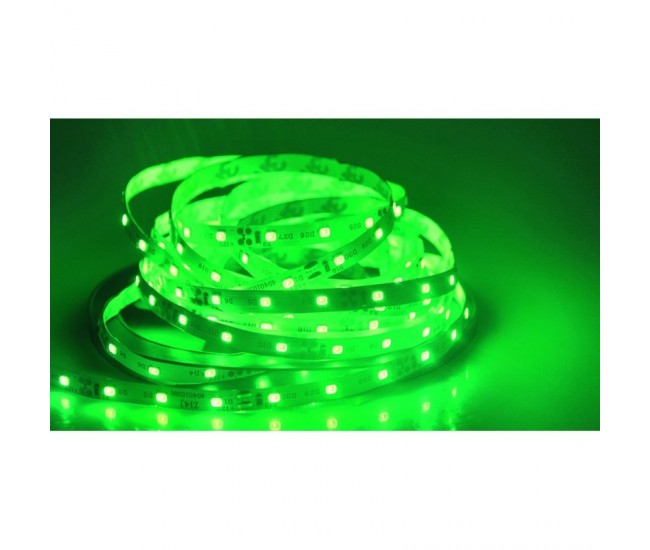 Banda Led 3528-60Led/m IP20 Interior 12V Verde 5m/Rol