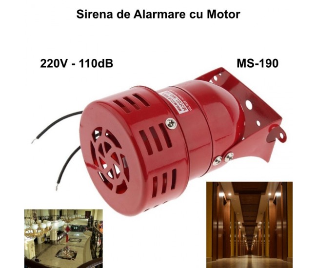 Sonerie Alarma cu Motor 220V / MS-190