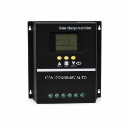 Controler Incarcare Solara PWM 100A, 12/24/36/48V Auto, LCD si 2 USB, DALBI