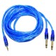 Cablu Jack 3,5 Tata Stereo-2 Jack 6,3 Tata Mono, Siliconat/5m, Profesional