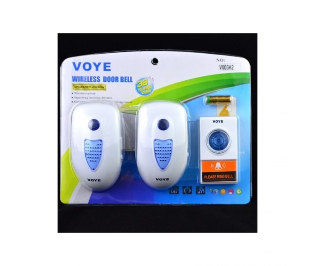 Sonerie Wireless Dubla, 220V/150m VOYE