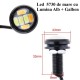 Led Auto 23mm - 12V, 5730 Alb + Galben, 2 Buc/Set