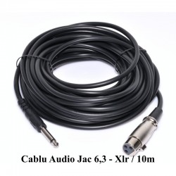 Cablu Audio Jack 6,3mm Tata-XLR Mama/10m Cablu Audio Jack 6,3mm Tata-XLR Mama/10m