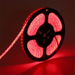 Banda Led 2835 - 120led/m, Exterior - DC 12V 9,6W/ml, 5m/rola, Rosu Banda Led 2835 - 120led/m, Exterior - DC 12V 9,6W/ml, 5m/rola, Rosu