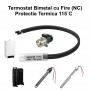 Termostat Temperatura 115˚C cu Fire, Bimetal KSD9700 NC, 250/16A - DALBI