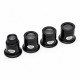 Set 4 Lupe Ceasornicar 5X 10X 15X 20X pentru Bijuterii TE-811 DALBI