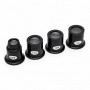 Set 4 Lupe Ceasornicar 5X 10X 15X 20X pentru Bijuterii TE-811 DALBI