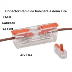 Conector Doza NOU 1 Fir 4KV / 32A, LT-662 Conector Doza NOU 1 Fir 4KV / 32A, LT-662