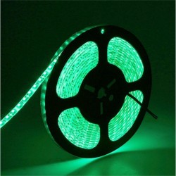 Banda Led 2835 - 120led/m, Exterior-DC 12V 9,6W/ml, 5m/rola, Verde Banda Led 2835 - 120led/m, Exterior-DC 12V 9,6W/ml, 5m/rola, Verde