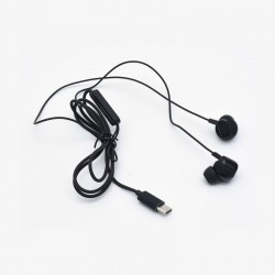 Casti USB-C cu Microfon, In-Ear, Negre CY-C24