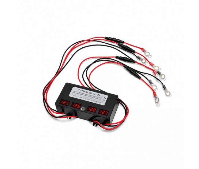 Egalizator Acumulatori 48V cu 4 Afișaje LED pentru 4 Baterii 12V HC02 DALBI