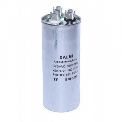 Condensator pt Aparate de Aer Conditionat 50+6uf, 370V Condensator pt Aparate de Aer Conditionat 50+6uf, 370V