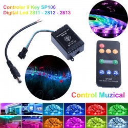 Controler Led Music Pixel SP106E/2811-2812 Controler Led Music Pixel SP106E/2811-2812