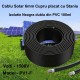 Cablu Solar 6mm Negru PV1-F din Cupru placat cu Staniu si Izolatie Dubla din PVC, 100ml/Rol