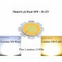 Led Cob 28mm - 10W, Lumina Cald/Rece