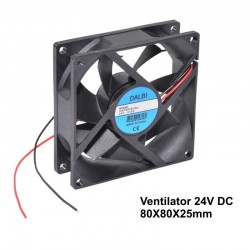Ventilator 24V-80x80x25 mm Ventilator 24V-80x80x25 mm