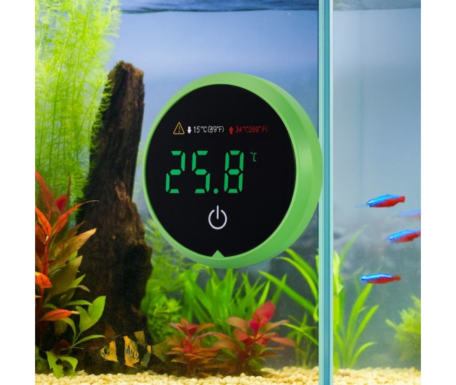 Termometru Digital pentru Acvariu cu afisaj Led si montaj pe geam AT-3