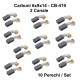 Perii Colectoare Carbuni 6x9x14 - CB-419 cu 2 Canale 10Set/Punga