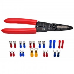 Set Cleste Multifunctional Sertizat, Dezizolat, cu 85/Pcs, Papuci Electrici Set Cleste Multifunctional Sertizat, Dezizolat, cu 85/Pcs, Papuci Electrici