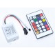 Controler Dinamic pentru Led RGB cu IR, 24T-3Fire