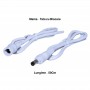 Cablu DC 2,1mm cu Blocare, Mama-Tata