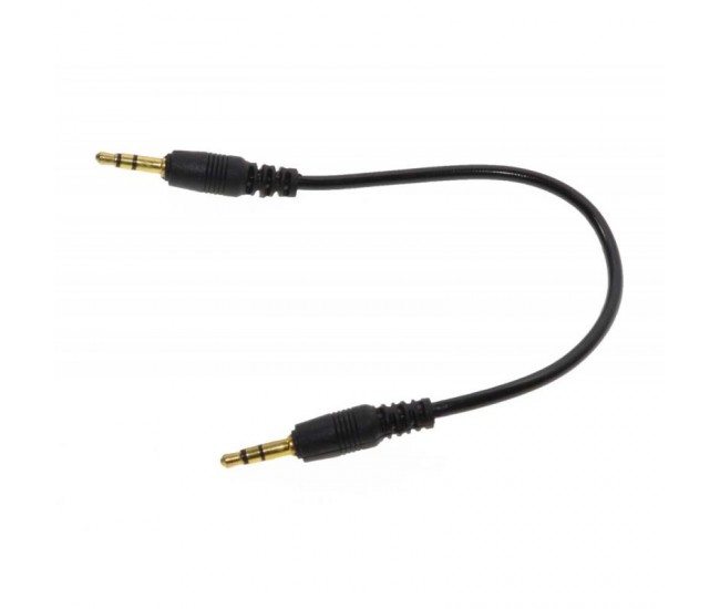 Cablu Audio Jack 3,5mm Tata-Tata/20cm