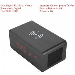 Ceas 1299-WL Incarcare Wireless si Bluetooth V4.1 Ceas 1299-WL Incarcare Wireless si Bluetooth V4.1