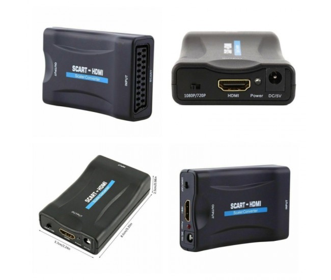 Convertor Scart la Hdmi / 1080P