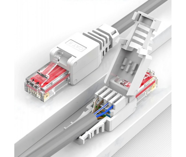 Mufa RJ45 CAT 6 - UTP de Plastic / Fara Sertizare