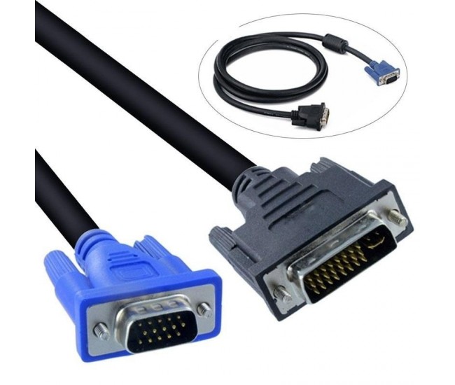 Cablu Video DVI 24+5 la VGA/3m