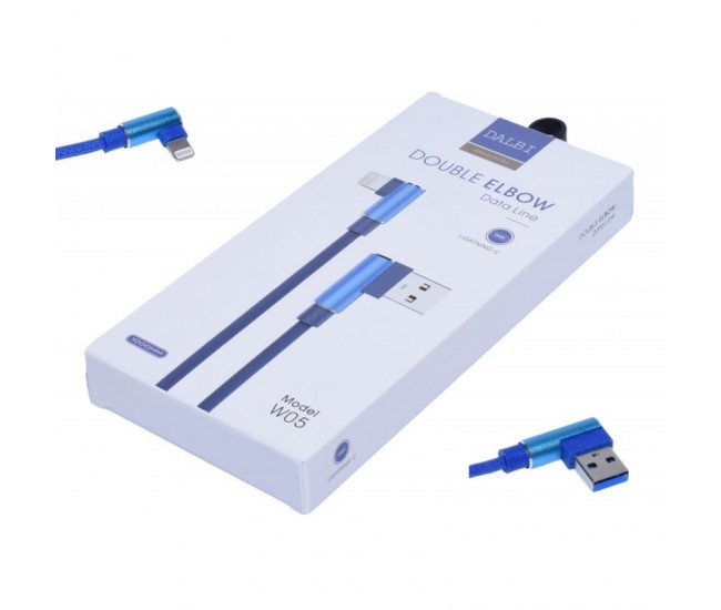 Cablu de Date USB - iPhone Lightning  la 90˚ W05