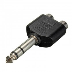 Adaptor Jack 6,3 Tata ST-2 x RCA Mama Adaptor Jack 6,3 Tata ST-2 x RCA Mama