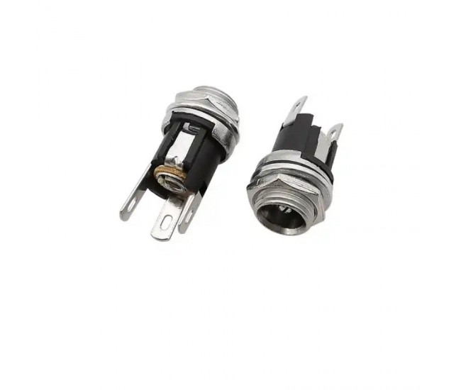 Mufa de Alimentare DC 2,1mm Mama de Plastic / Montabila