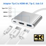 Adaptor Video Usb Tip-C la HDMI 4K - Usb 3.0 - Usb Tip-C