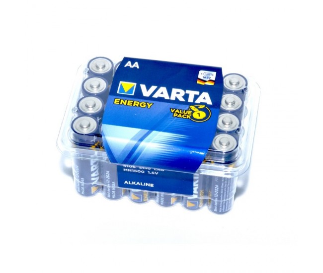 Baterii Alkaline Varta Energy-Energy R6 AA, 24buc/set
