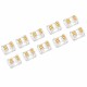 Conector pentru Imbinare Banda LED COB 12mm 6 Pini Strip to Strip Set 10 Buc DALBI YOB6P-12