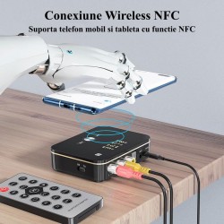 Digital Audio NFC M8 Bluetooth 5.0 Inteligent RX/TX Digital Audio NFC M8 Bluetooth 5.0 Inteligent RX/TX