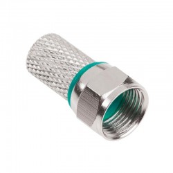 Mufa F / RG6U Verde, 100b/set Mufa F / RG6U Verde, 100b/set