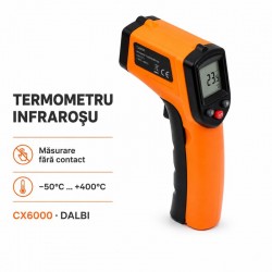 Termometru Infraroșu Digital cu Laser -50°C–400°C CX6000 DALBI