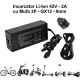 Incarcator Li-ion 42V-2A cu Mufa GX12 - 3P / 8mm