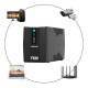 UPS 700VA / 400W Line Interactive AVR 2 schuko TED