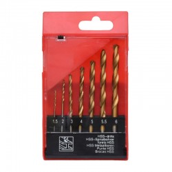 Burghie de Metal ( Spirale ) - 7Buc/Set Burghie de Metal ( Spirale ) - 7Buc/Set