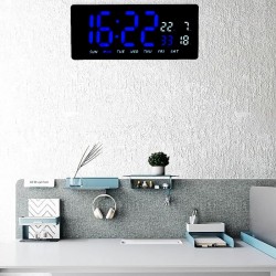 Ceas cu Led Albastru-Alb JH-3604 / Alarma, Calendar, Temperatura Ceas cu Led Albastru-Alb JH-3604 / Alarma, Calendar, Temperatura