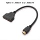 Spliter HDMI 2 IN 1, 30 cm