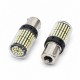 Set 2 Becuri Auto LED 1156 pentru Marsarier, Albe, 12V, Soclu BA15D