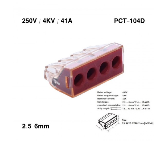 Conector Doza Rapid 4G - EU6 / PCT-104D