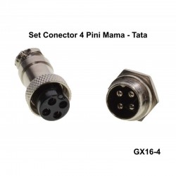 Set Conector Tip Aviator 4 Pini Set Conector Tip Aviator 4 Pini