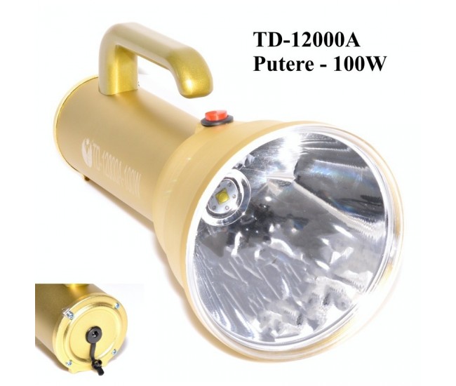 Lanterna Led 100W Profesionala, TD-12000A
