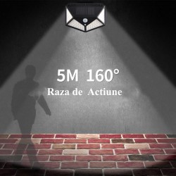 Lampa de Perete Solara 114 Led + Senzor Lampa de Perete Solara 114 Led + Senzor
