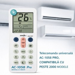 Telecomanda Universala pentru Aer conditionat AC-1058 PRO - Compatibila cu peste 2000 de modele